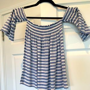 Rails Off the Shoulder top